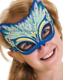 Online Blue Peacock Fantasy Mask Dreamy Dress-Ups