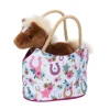 Outlet Boho Horseshoe Sassy Sak With Horse Sassy Pet Saks