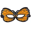 Fashion Orange Monarch Butterfly Fantasy Mask Dreamy Dress-Ups
