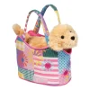 New Patchwork Floral Sassy Sak With Golden Retriever Sassy Pet Saks