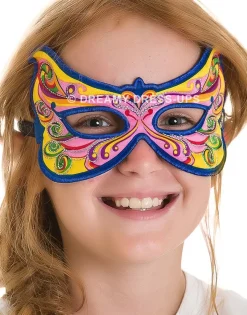 Clearance Rainbow Fairy Fantasy Mask Dreamy Dress-Ups