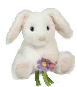 New Rosie White Bunny With Flower Bouquet Wildlife