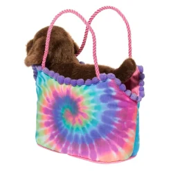 Sale Tie Dye Sassy Sak With Chocolate Lab Sassy Pet Saks