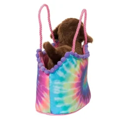 Sale Tie Dye Sassy Sak With Chocolate Lab Sassy Pet Saks