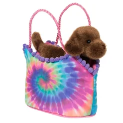 Sale Tie Dye Sassy Sak With Chocolate Lab Sassy Pet Saks
