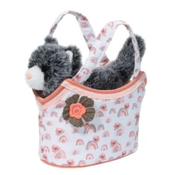 Discount Watercolor Rainbow Sassy Sak With Gray Cat Sassy Pet Saks