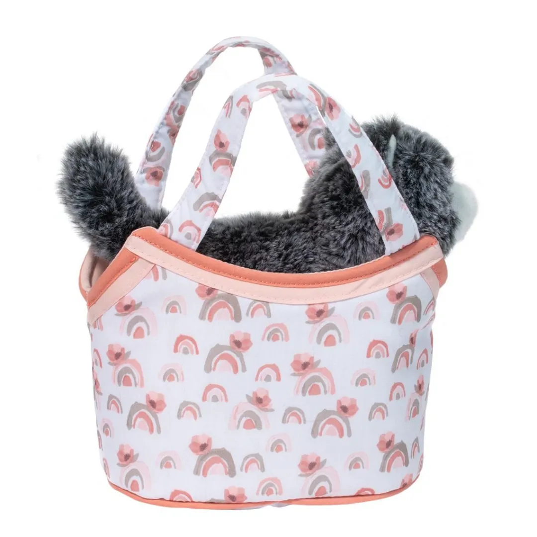 Discount Watercolor Rainbow Sassy Sak With Gray Cat Sassy Pet Saks