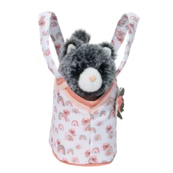 Discount Watercolor Rainbow Sassy Sak With Gray Cat Sassy Pet Saks